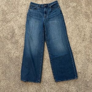 Madewell Superwide-Leg Jeans Size 30 Gorgeous Wash - Excellent condition!